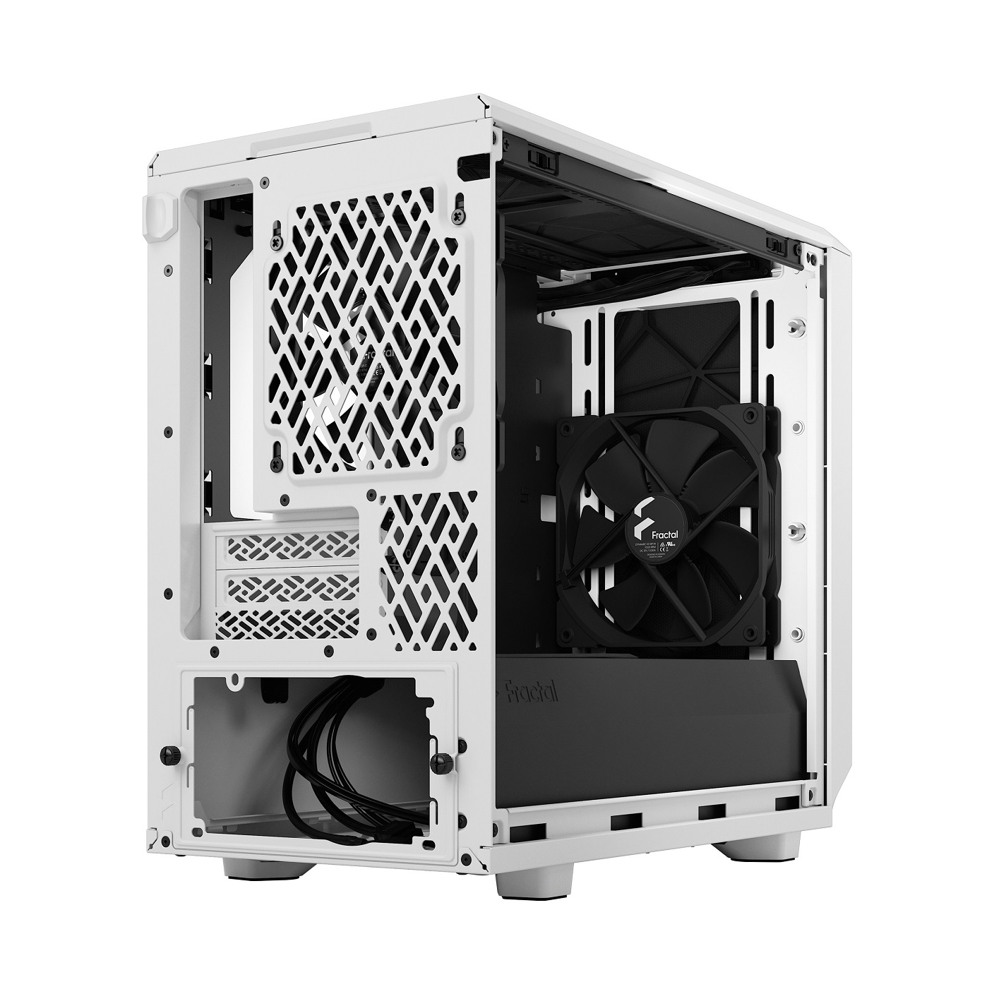Fractal Design Meshify 2 Nano White TG Clear Tint/ Mini ITX/ Transpar./ Biela 