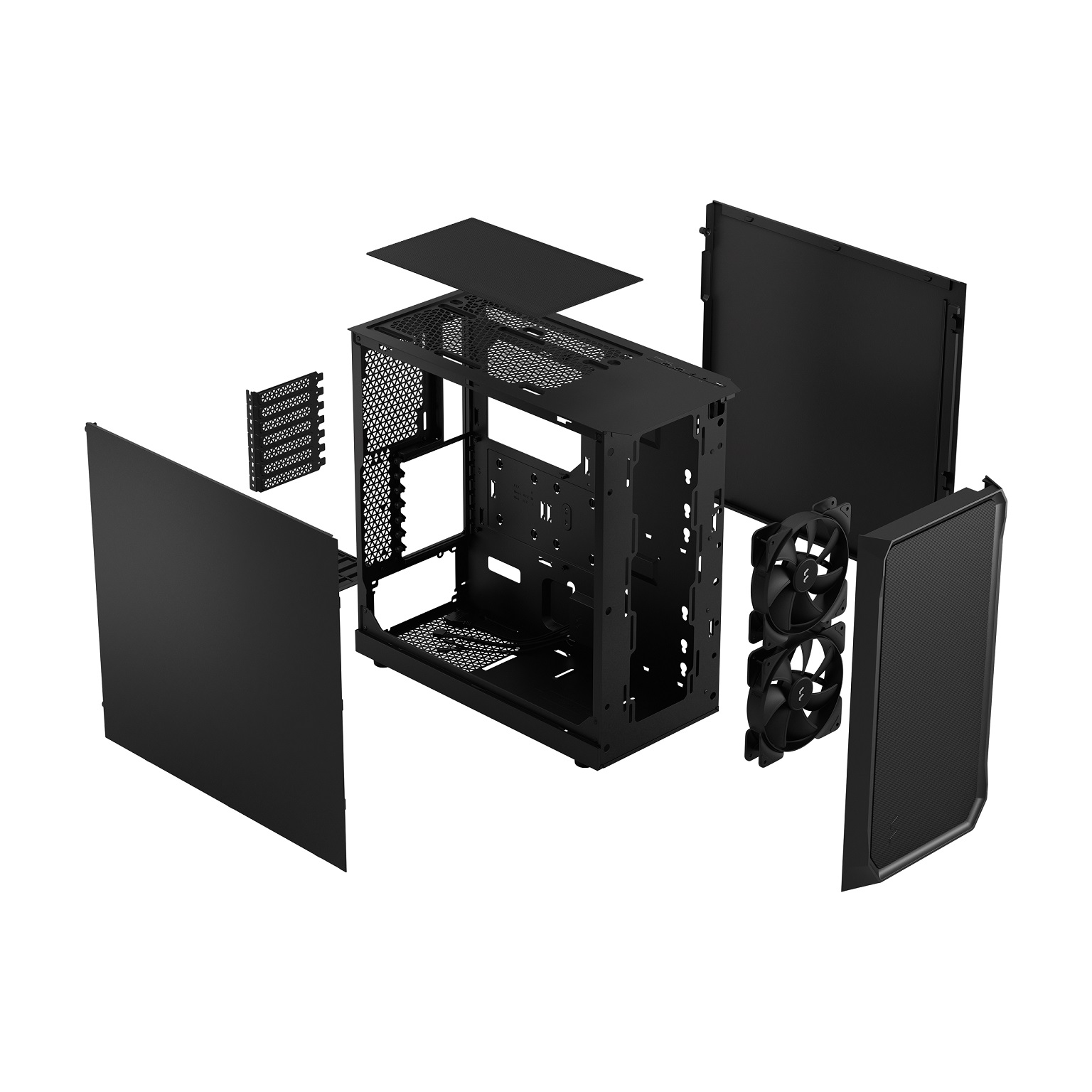 Fractal Design Focus 2 Black Solid/ Midi Tower/ Čierna 