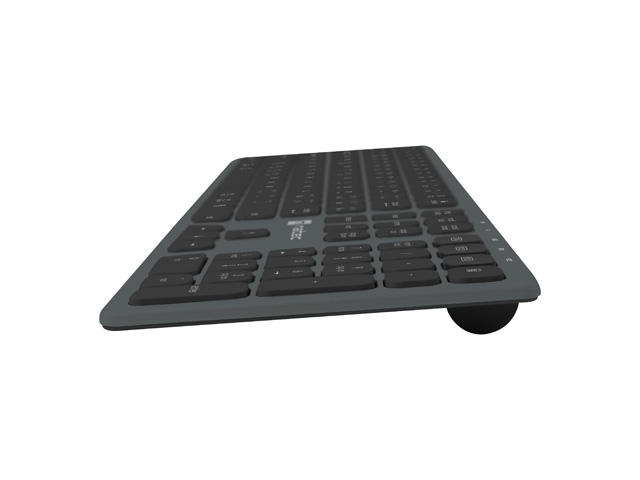 Natec klávesnica DOLPHIN/ Bezdrôtová Bluetooth/ CZ- SK layout/ Šedá 