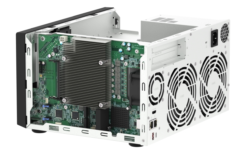 QNAP TVS-h874-i5-32G (6core 4, 4GHz, ZFS, 32GB RAM, 8x SATA, 2x M.2 NVMe, 2x PCIe, 2x 2, 5GbE, HDMI) 
