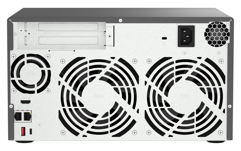 QNAP TVS-h874-i5-32G (6core 4, 4GHz, ZFS, 32GB RAM, 8x SATA, 2x M.2 NVMe, 2x PCIe, 2x 2, 5GbE, HDMI) 