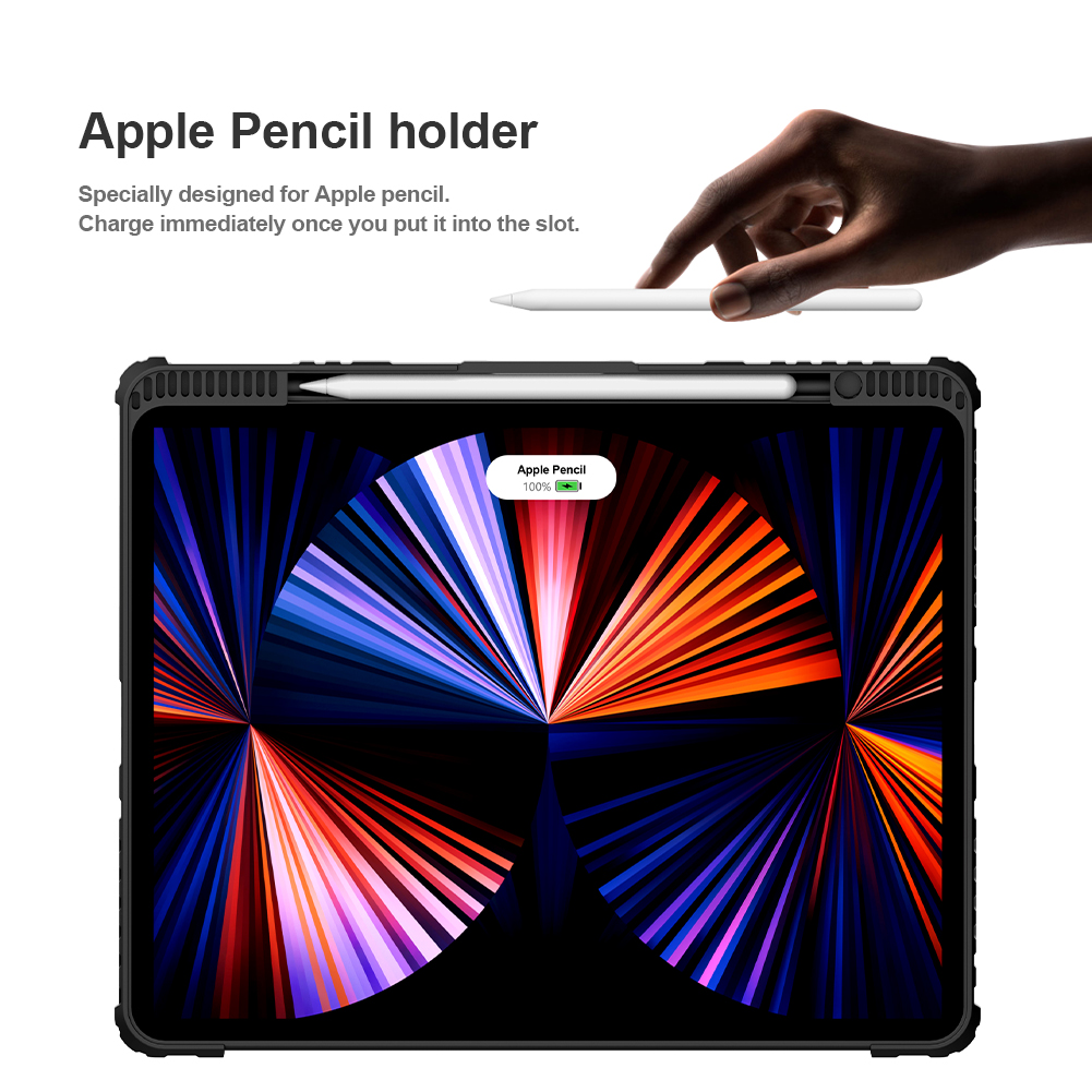 Nillkin Bumper Combo Keyboard Case pre iPad Pro 12.9 2020/ 2021/ 2022/ Air 13 2024/ 2025 Black 