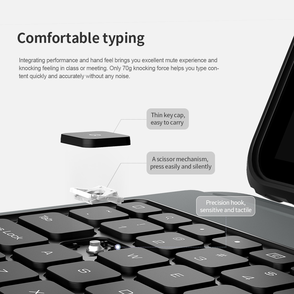 Nillkin Bumper Combo Keyboard Case pre iPad Pro 12.9 2020/ 2021/ 2022/ Air 13 2024/ 2025 Black 