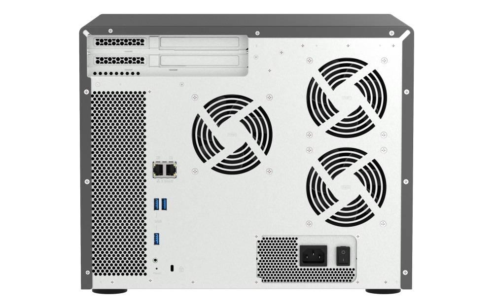 QNAP TS-1655-8G (8core 2, 8 GHz, 8 GB RAM, 12 x 3, 5 "+4 x 2, 5" SATA, 2 x M.2 NVM slot, 2 x 2, 5 GbE, 3 x PCIe) 