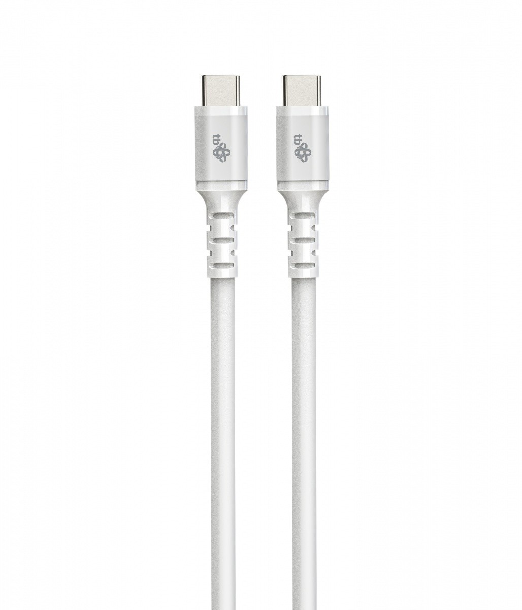 TB USB-C kábel biely 60W 1m