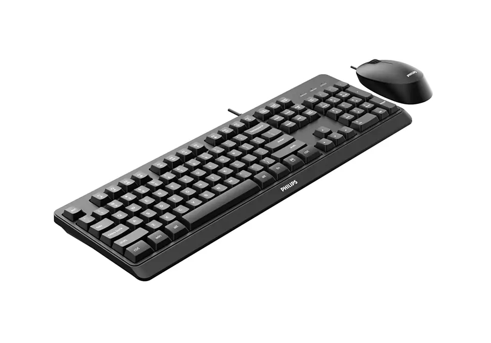 Philips klávesnica SPT6207BL - drôtová, US 