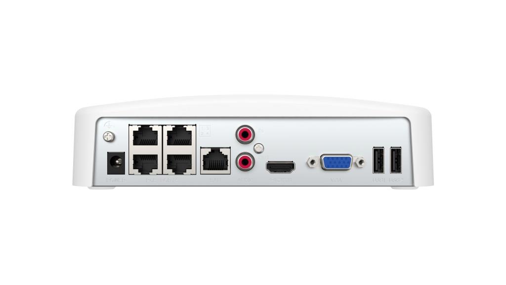 Tenda K4P-4TR - PoE kamerový set 4Mpx, 4CH NVR + 4x IP kamera 4Mpx, IP67, zvuk, web. rozhranie, CZ app 