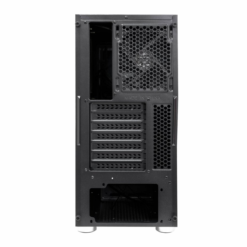 EVOLVEO T3/ Midi Tower/ Transpar./ Čierna 