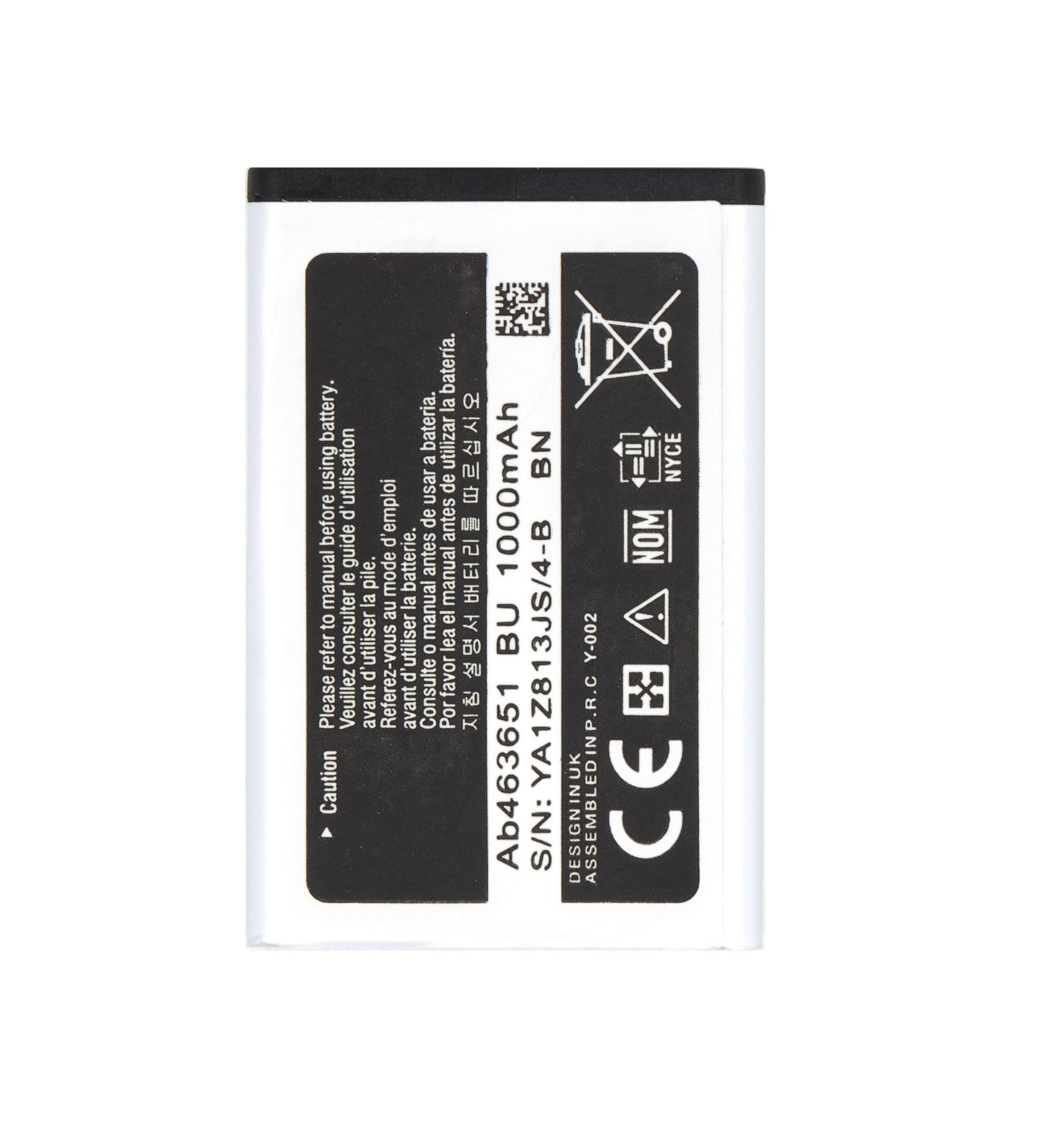 Samsung batéria AB463651BE Li-Ion 1000mAh (OEM)