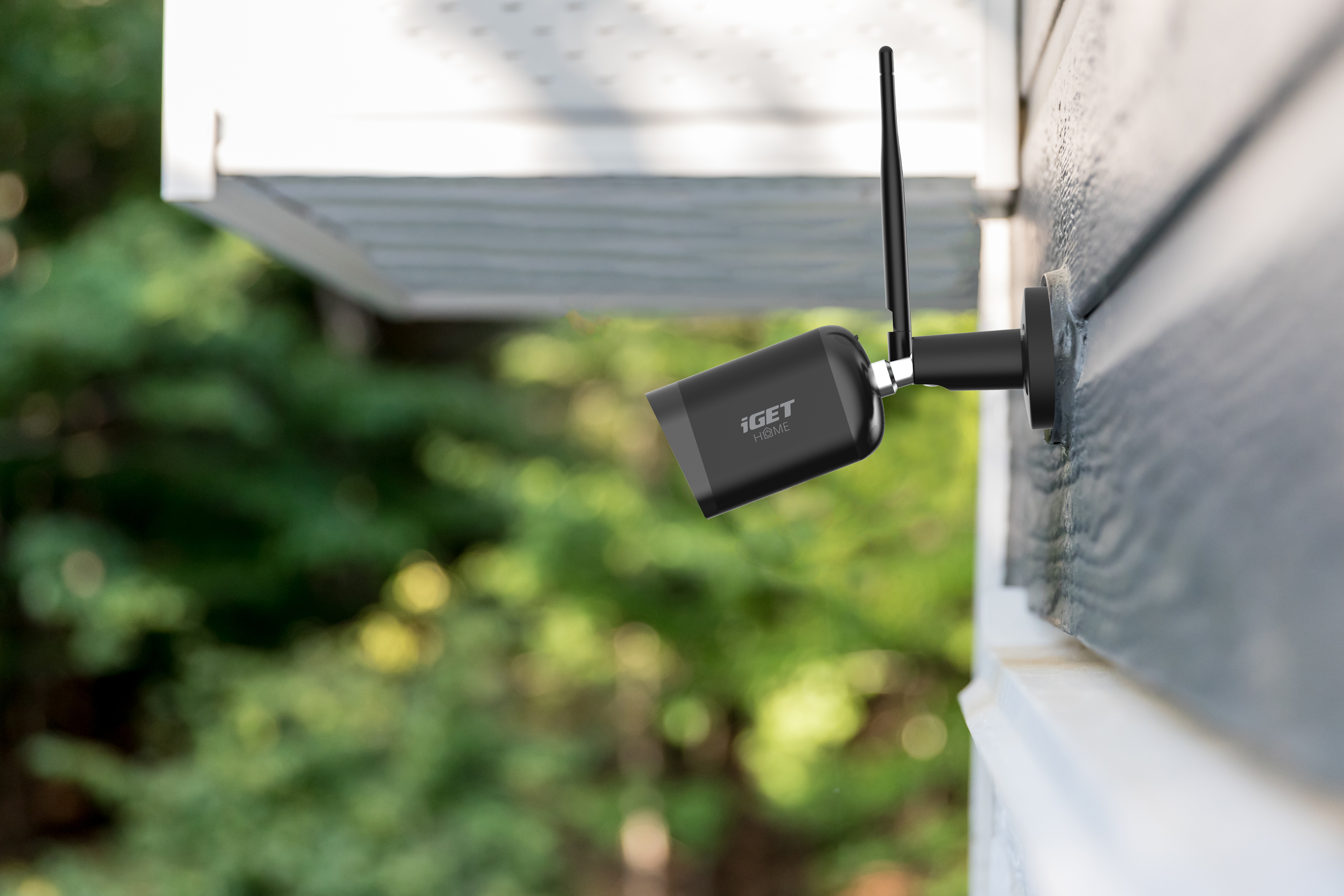iGET HOME Camera CS6 Black - WiFi IP FullHD 1080p kamera, nočné videnie, dvojcestné audio, IP65 