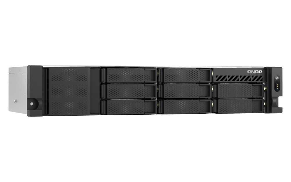QNAP TS-855eU-8G (8core 2, 8GHz, 8GB RAM, 8x SATA, 2x 2, 5GbE, 2x M.2 NVMe, 2x PCIe, malá hĺbka) 