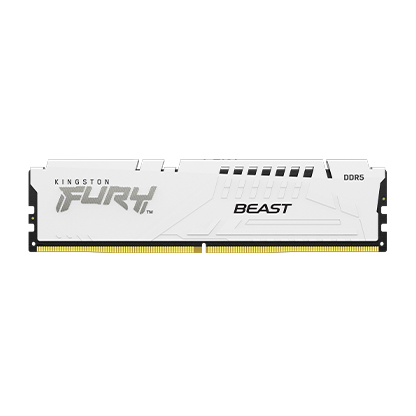Kingston FURY Beast White/ DDR5/ 32GB/ 5200MHz/ CL40/ 2x16GB/ White 