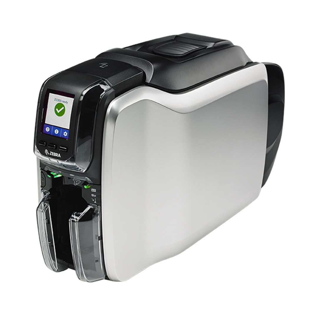 Card Printer ZC300, Single Sided, USB, LAN, Starter pack - Card štúdio Stnd., 200 PVC cards, YMCKOK
