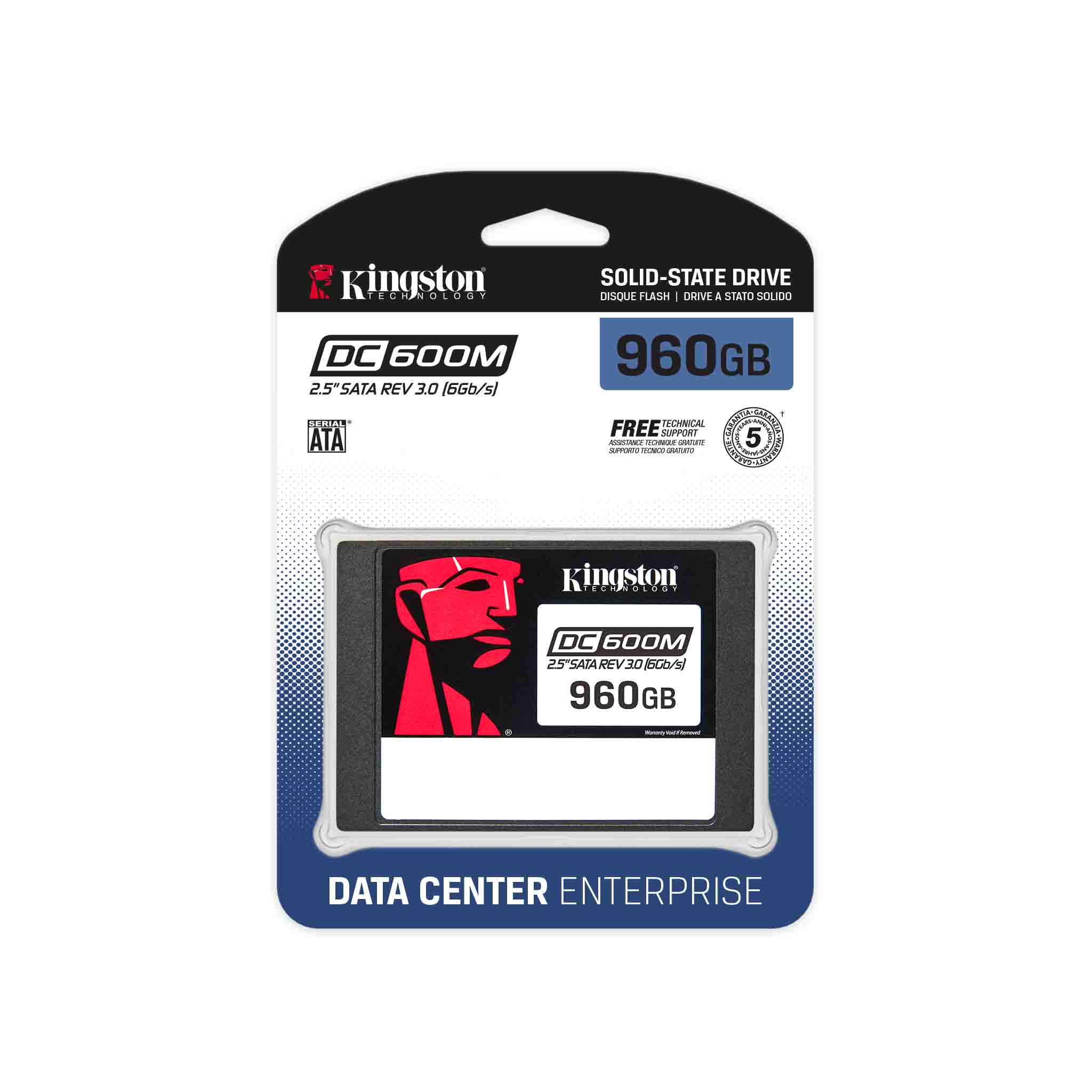 Kingston DC600M/ 960 GB/ SSD/ 2.5"/ SATA/ 5R 