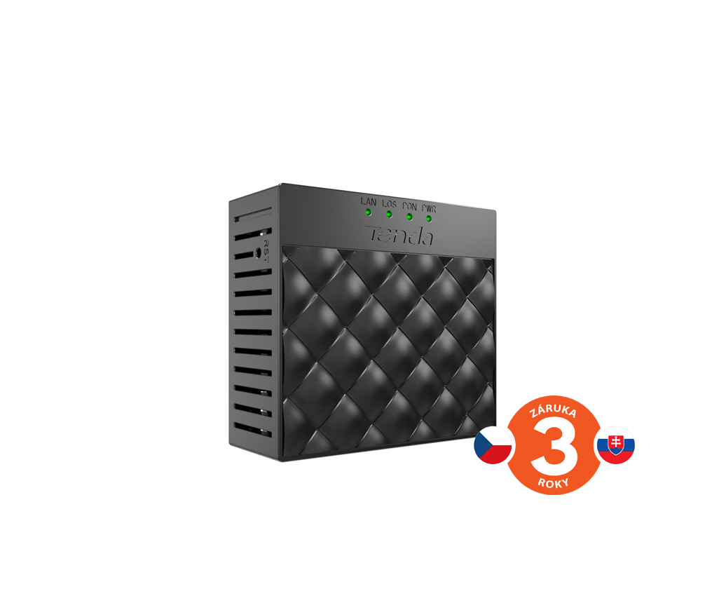 Tenda HG1 - terminál XPON ONT, 1x XPON (port SC/ APC), Class B+, 1x GLAN, IPv6, OMCI, FTTH 