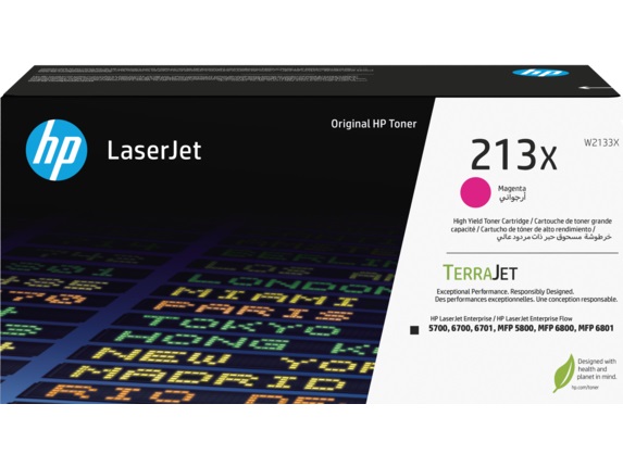 HP W2133X, magenta toner. kazeta HP LaserJet 213X