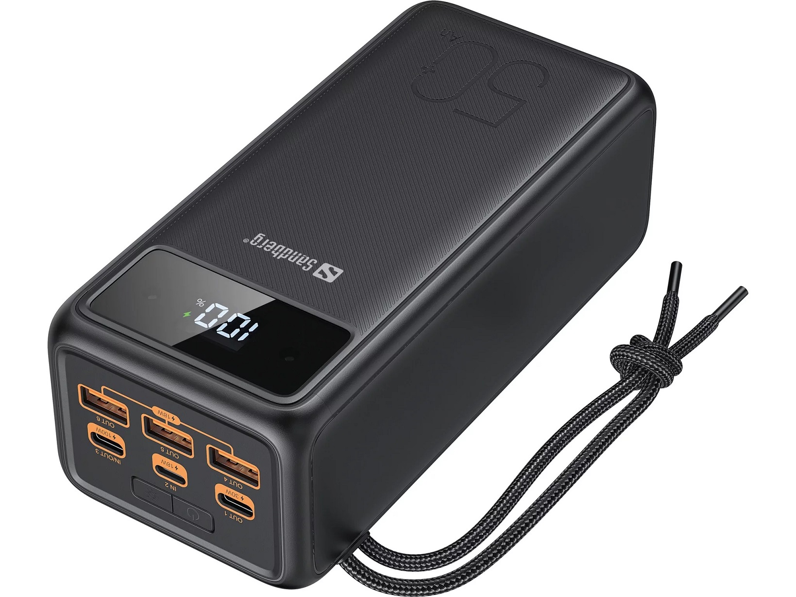 Sandberg Powerbank USB-C PD 130W 50000 čierna