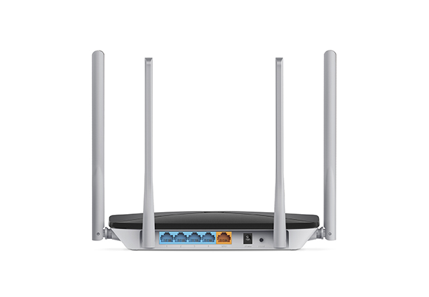 Mercusys AC12 1200Mb/ s WiFi AC router, 5x10/ 100 RJ45, 4x anténa 