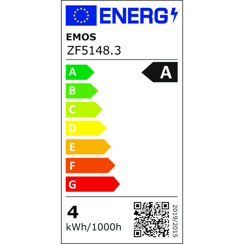 LED žiarovka A60/ E27/ 3, 8W/ 60W/ 806lm/ neutrálna biela, 3ks 