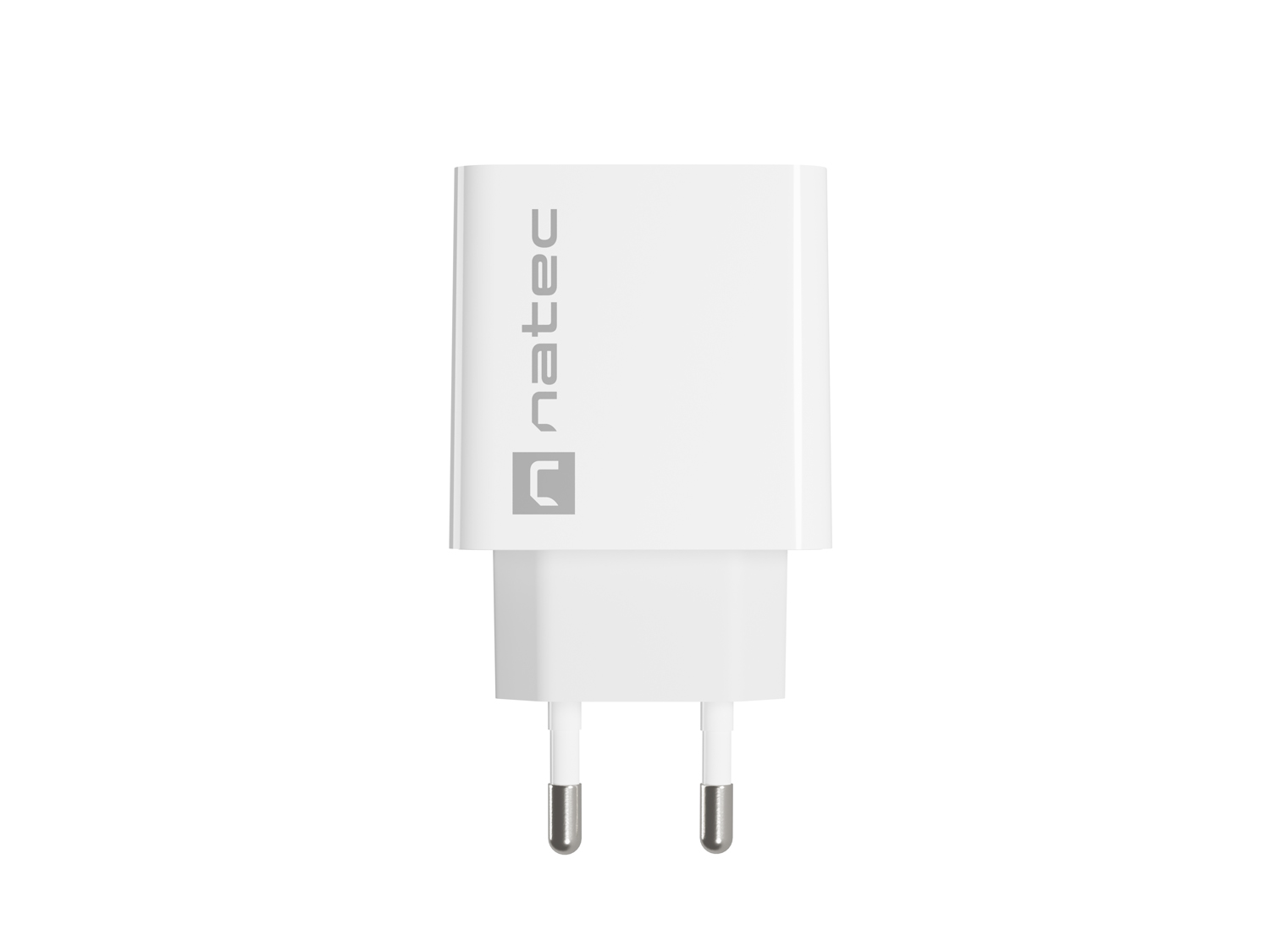 Univerzálna nabíjačka Natec RIBERA 18W 1X USB-A, biela 