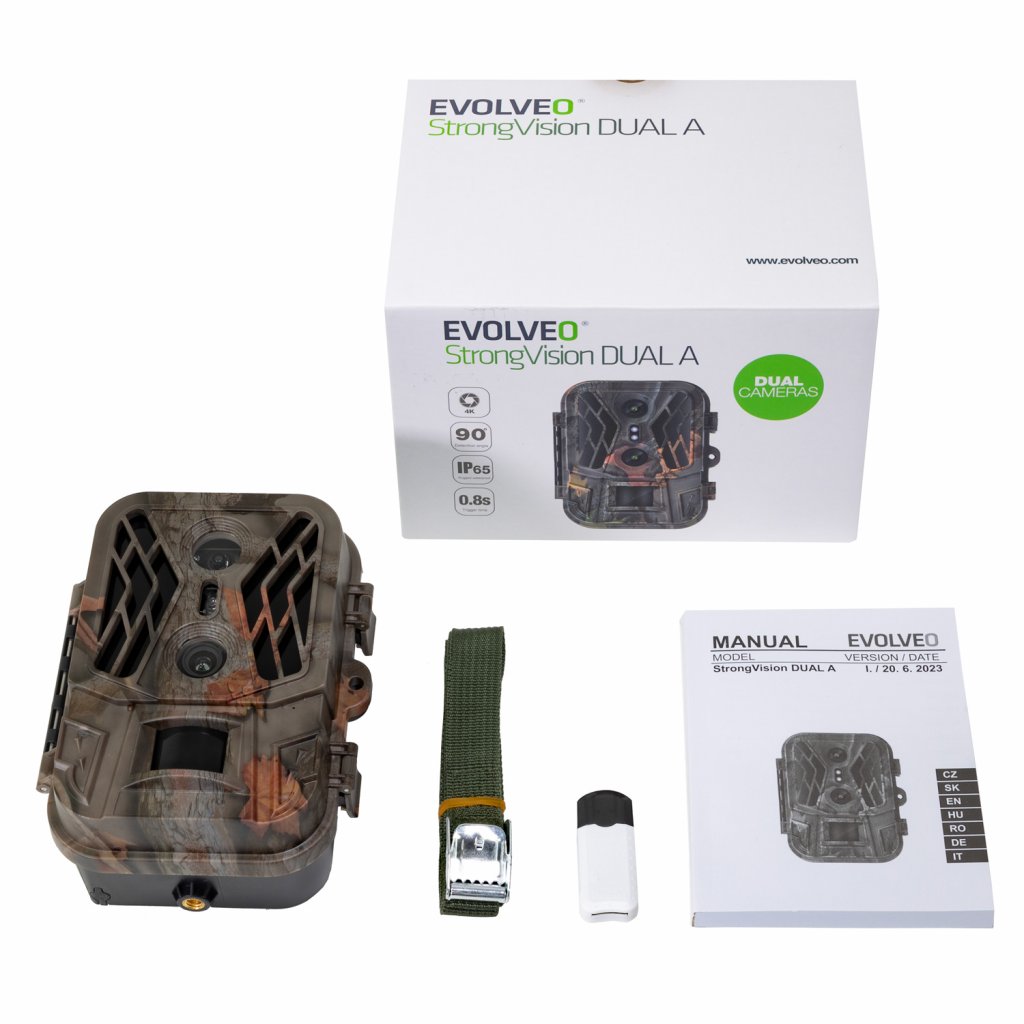 EVOLVEO StrongVision DUAL A, fotopasca & časozberná kamera, dual kamera 