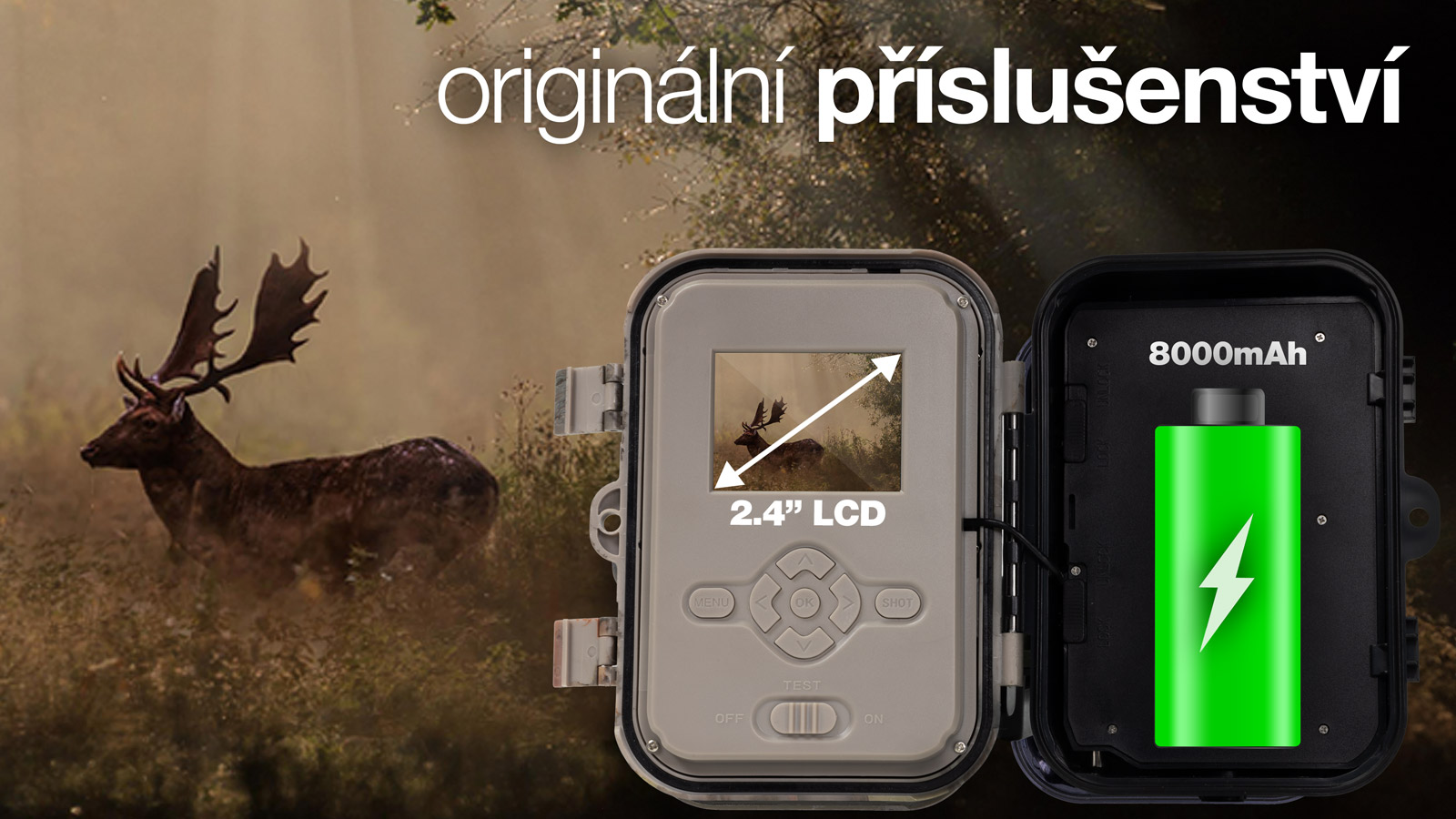 EVOLVEO StrongVision DUAL A, fotopasca & časozberná kamera, dual kamera 
