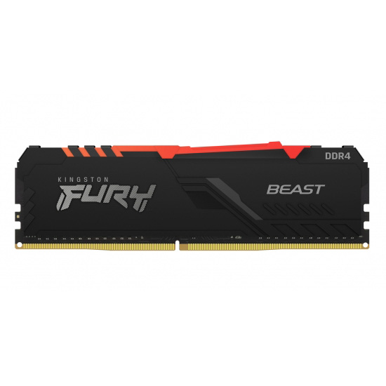 Kingston FURY Beast/ DDR4/ 32GB/ 3200MHz/ CL16/ 4x8GB/ RGB/ Black 