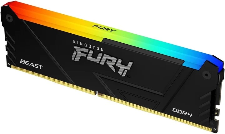 Kingston FURY Beast/ DDR4/ 64GB/ 3600MHz/ CL18/ 2x32GB/ RGB/ Black