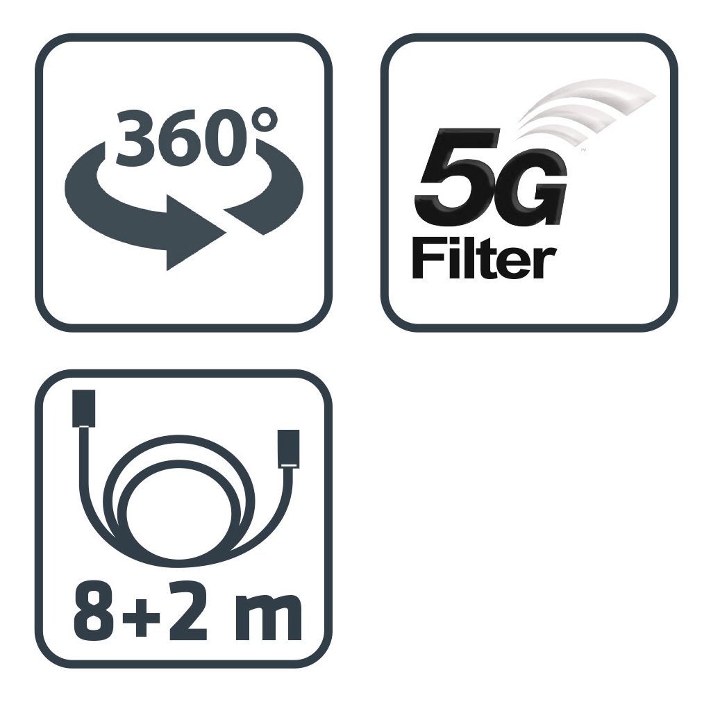EVOLVEO Jade 3, aktívna vonkajšia anténa FM/ DAB+/ DVB-T2, filter LTE, 4G, 5G 