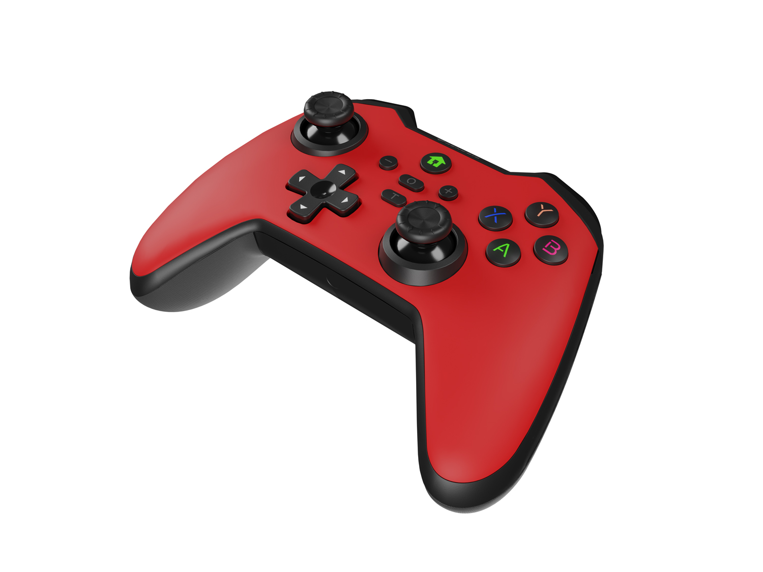 Bezdrôtový gamepad Genesis MANGAN 400 pre PC/ Switch/ Mobil, červený 