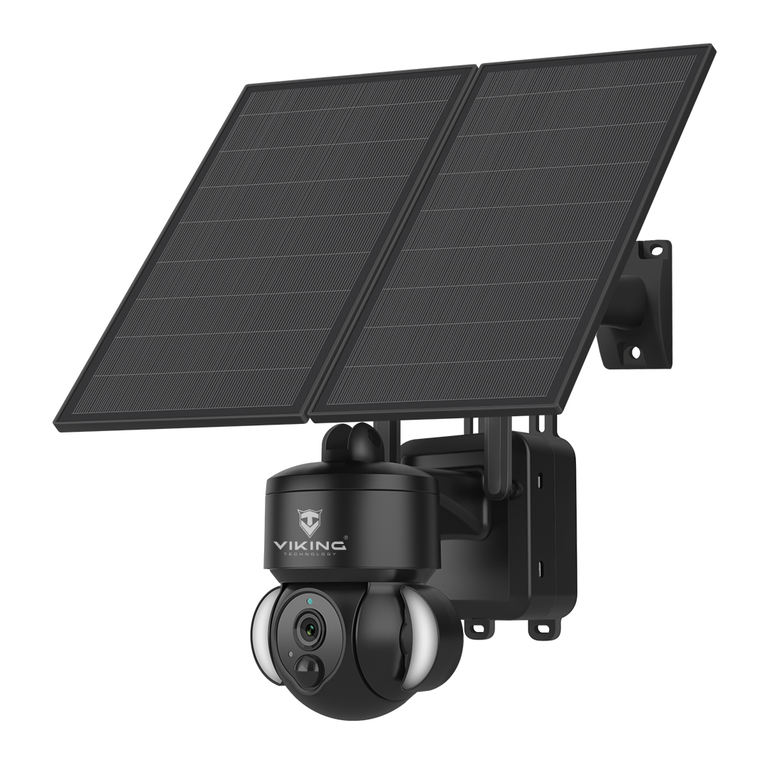 Solárna HD kamera Viking HDs03 4G/ 20000mAh/ farebné nočné videnie/ IP66/ aplikácia/ notifikácia/ čierna 