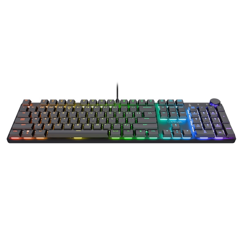 Trust Gaming GXT 866 Torix/ Drôtová USB/ US layout/ Čierna 