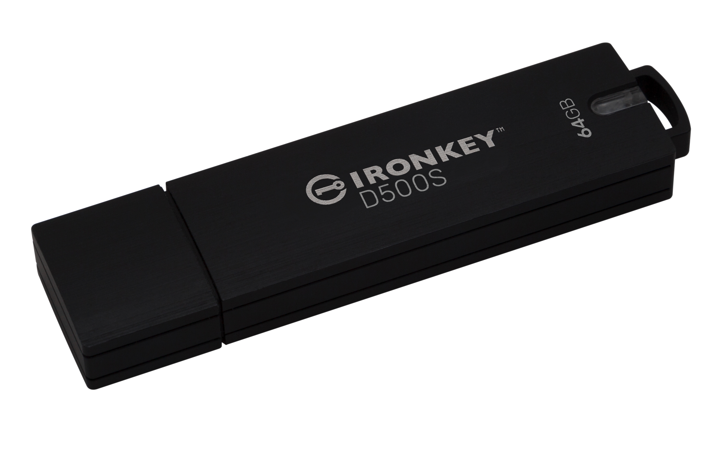 Kingston Ironkey D500S/ 64GB/ USB 3.2/ USB-A/ Čierna