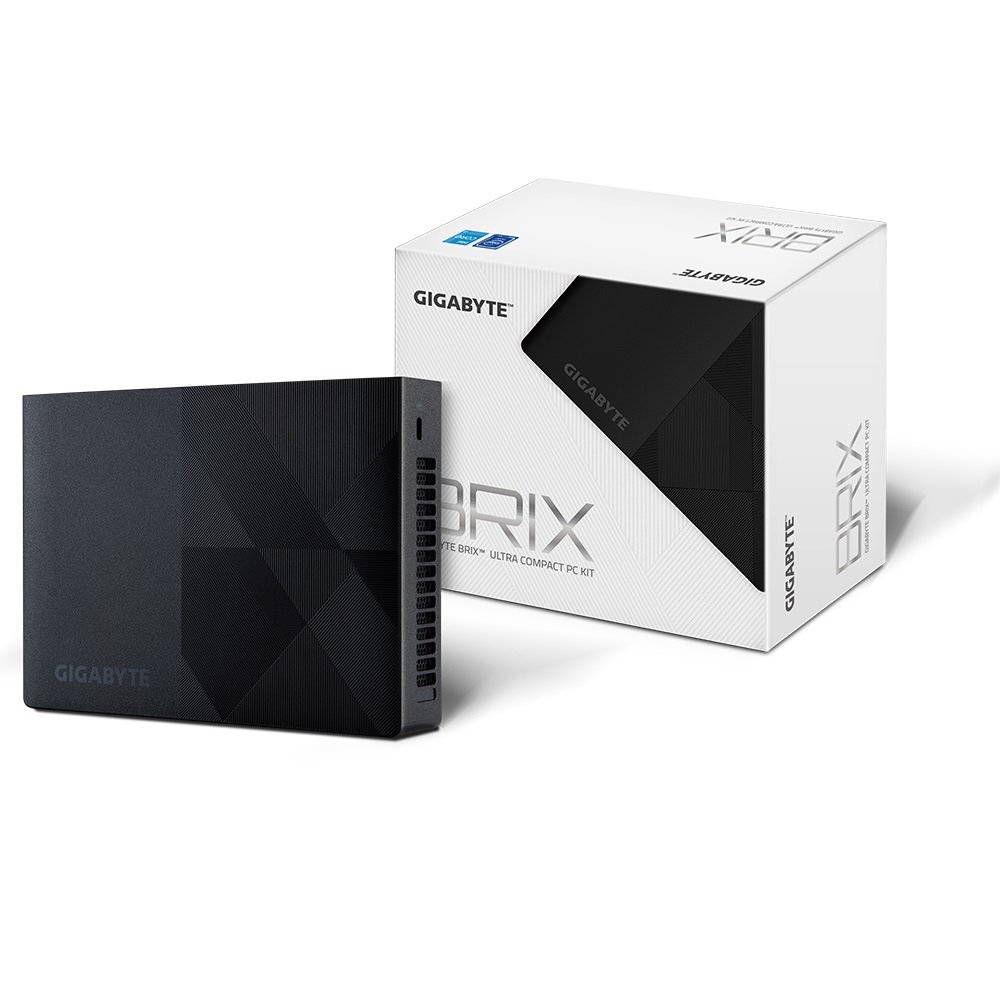 Gigabyte BRIX/ GB-BNi3-N305 (rev. 1.0)/ Mini/ i3-N305/ bez RAM/ UHD Xe/ bez OS/ 3R 