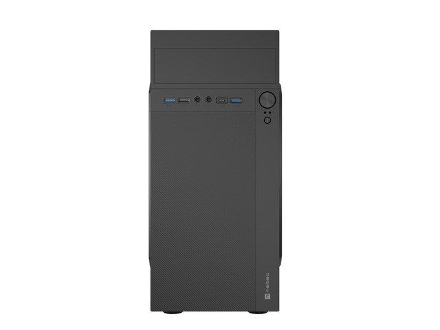 Počítačová skriňa Natec HELIX USB-C/ Micro ATX/ Čierna 