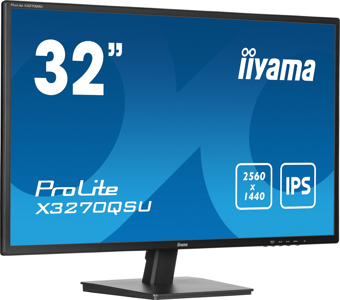 iiyama ProLite/ X3270QSU-B1/ 31, 5"/ IPS/ QHD/ 100Hz/ 3ms/ Black/ 3R 