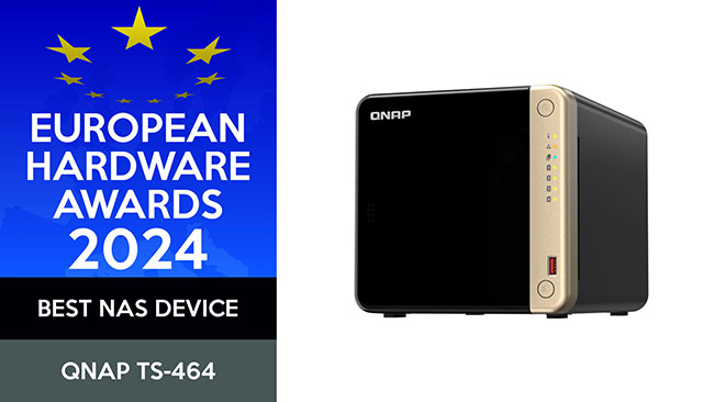 QNAP TS-464-8G (4core 2, 9 GHz, 8GB RAM, 4xSATA, 2x M.2 NVM slot, 1xPCIe, 1xHDMI 4K, 2x2, 5GbE, 4xUSB) 