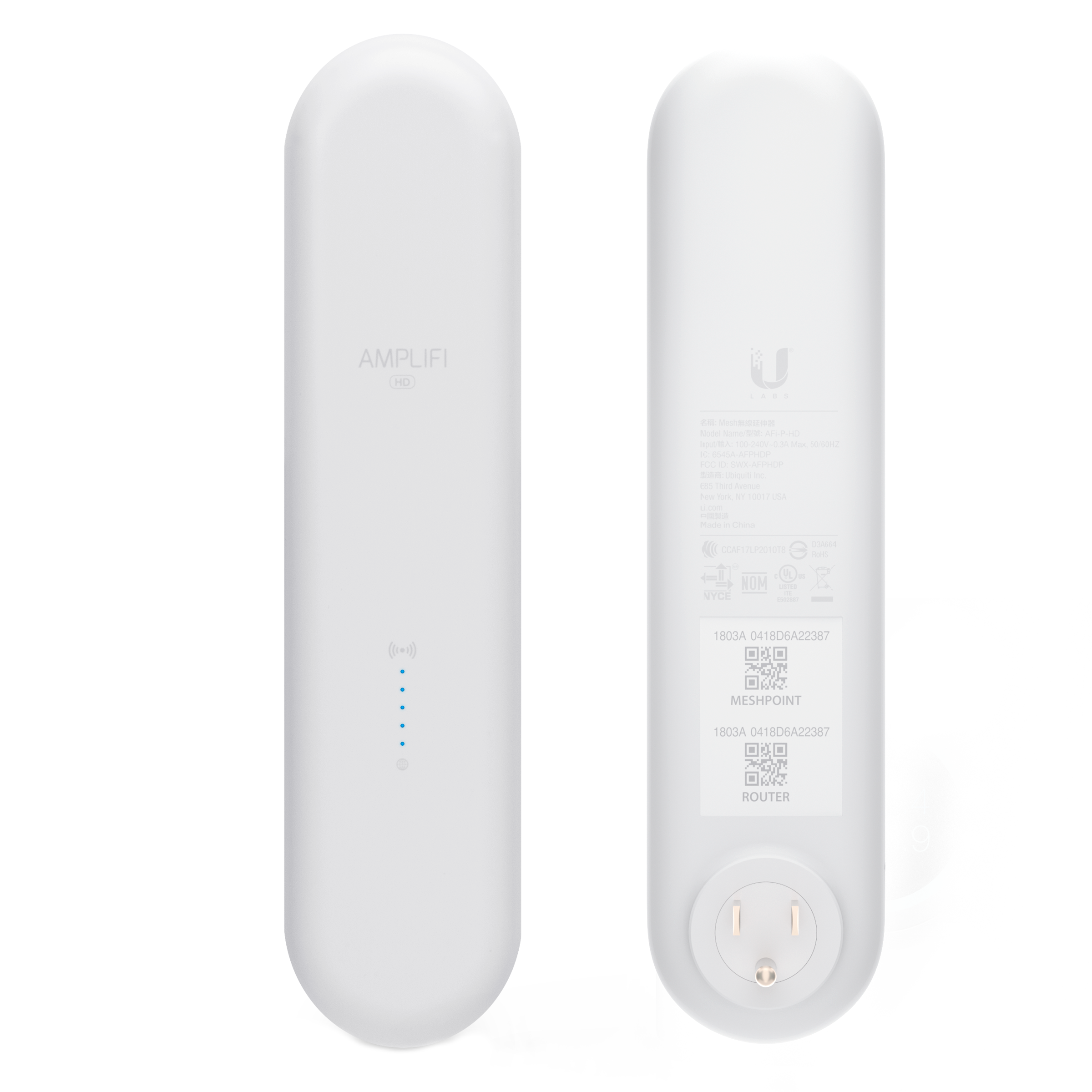 Ubiquiti AmpliFi AFi-HD, Router + 2x Mesh Point 
