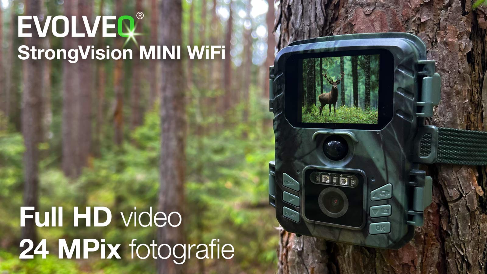 EVOLVEO StrongVision MINI WiFi, fotopasca & bezpečnostná kamera 