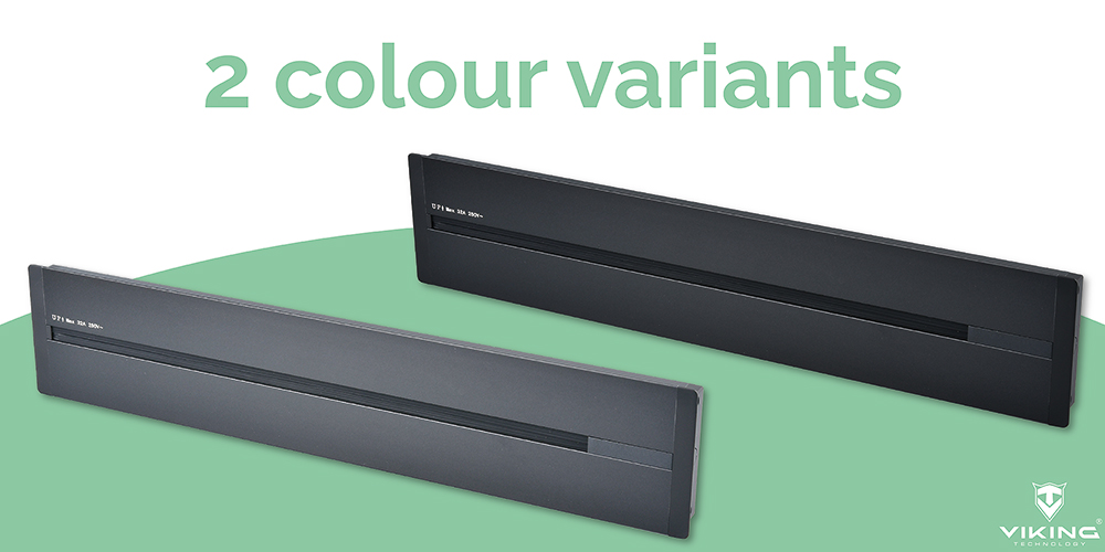 Zásuvková lišta - zápustná Viking LZ40G/ 230V, 50Hz/ 40cm dĺžka/ sivá/ až 5 modulov/ IP20/ hliník/ zápustná 