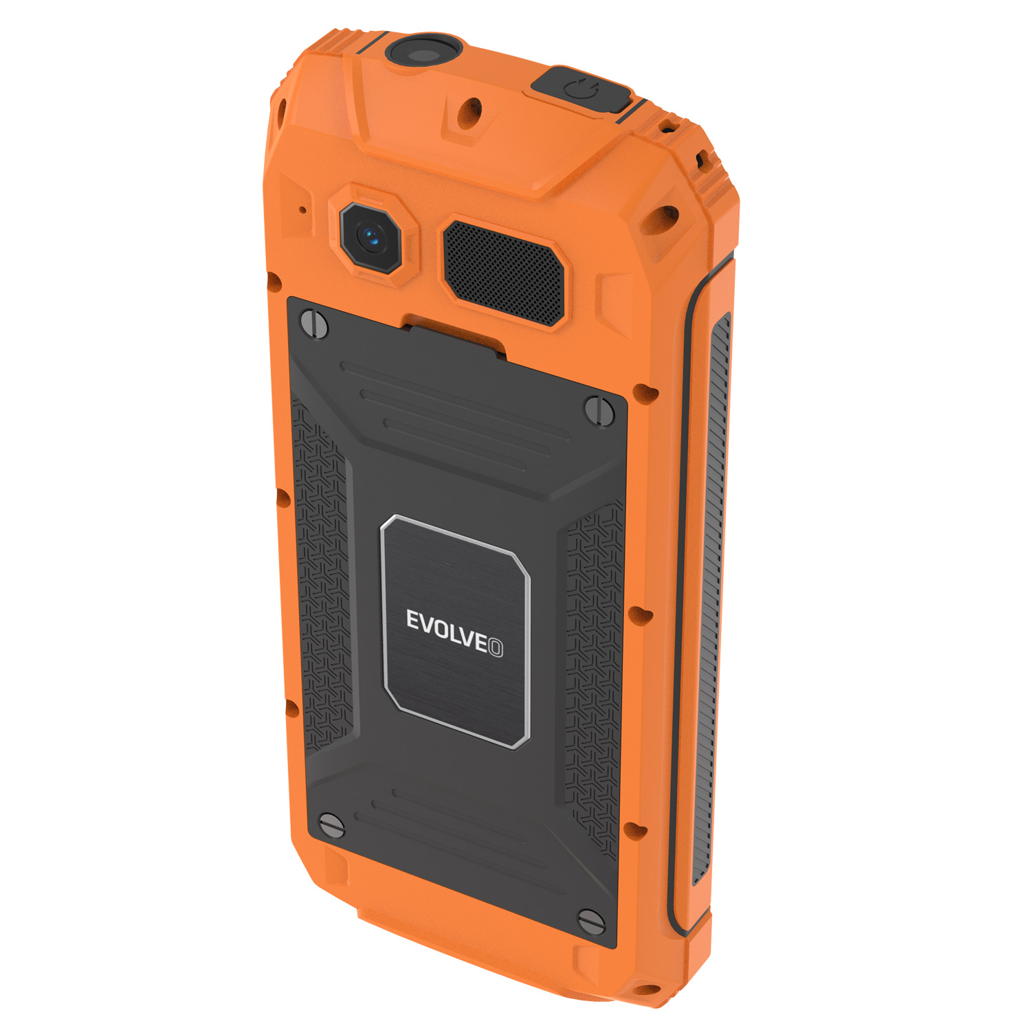 EVOLVEO StrongPhone Z6, IP68 odolný Dual SIM telefón, 2, 8" LCD, 4000mAh, Powerbanka, , oranžový 