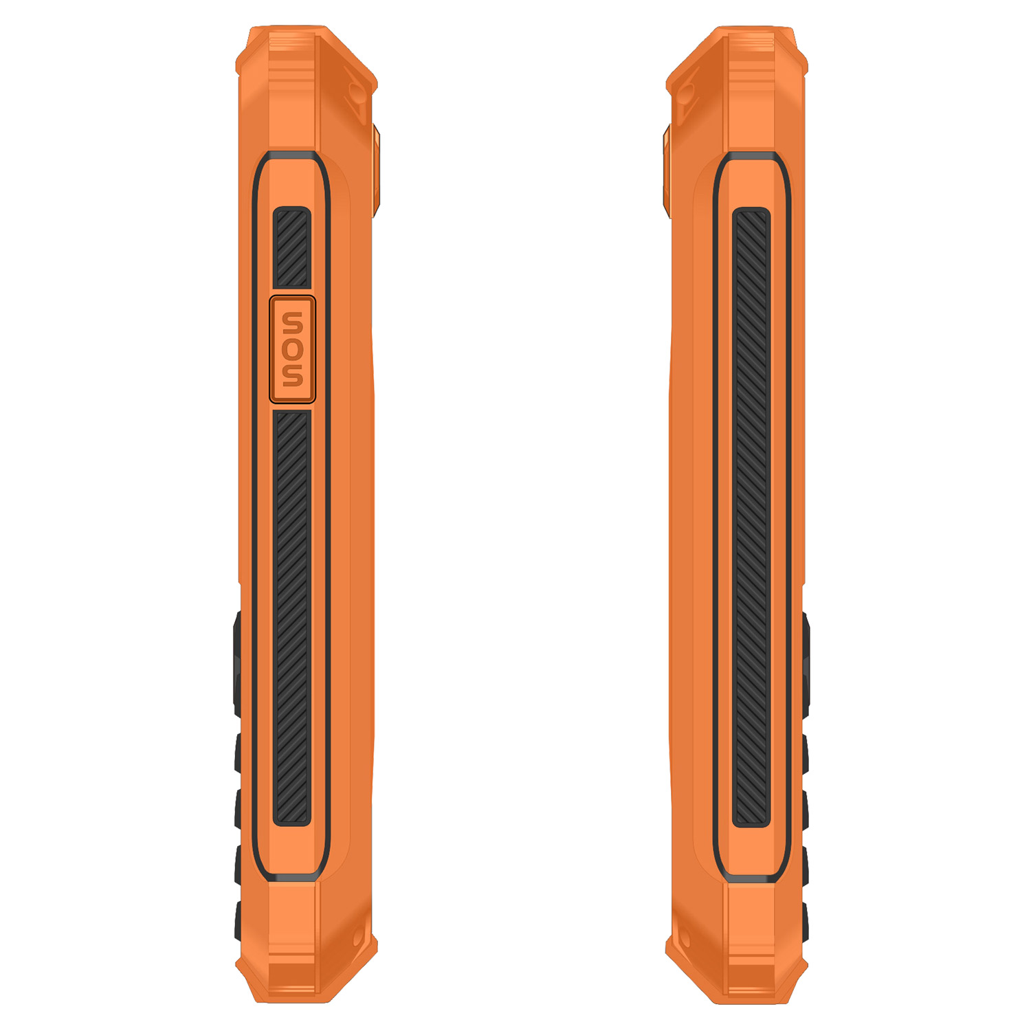 EVOLVEO StrongPhone Z6, IP68 odolný Dual SIM telefón, 2, 8" LCD, 4000mAh, Powerbanka, , oranžový 