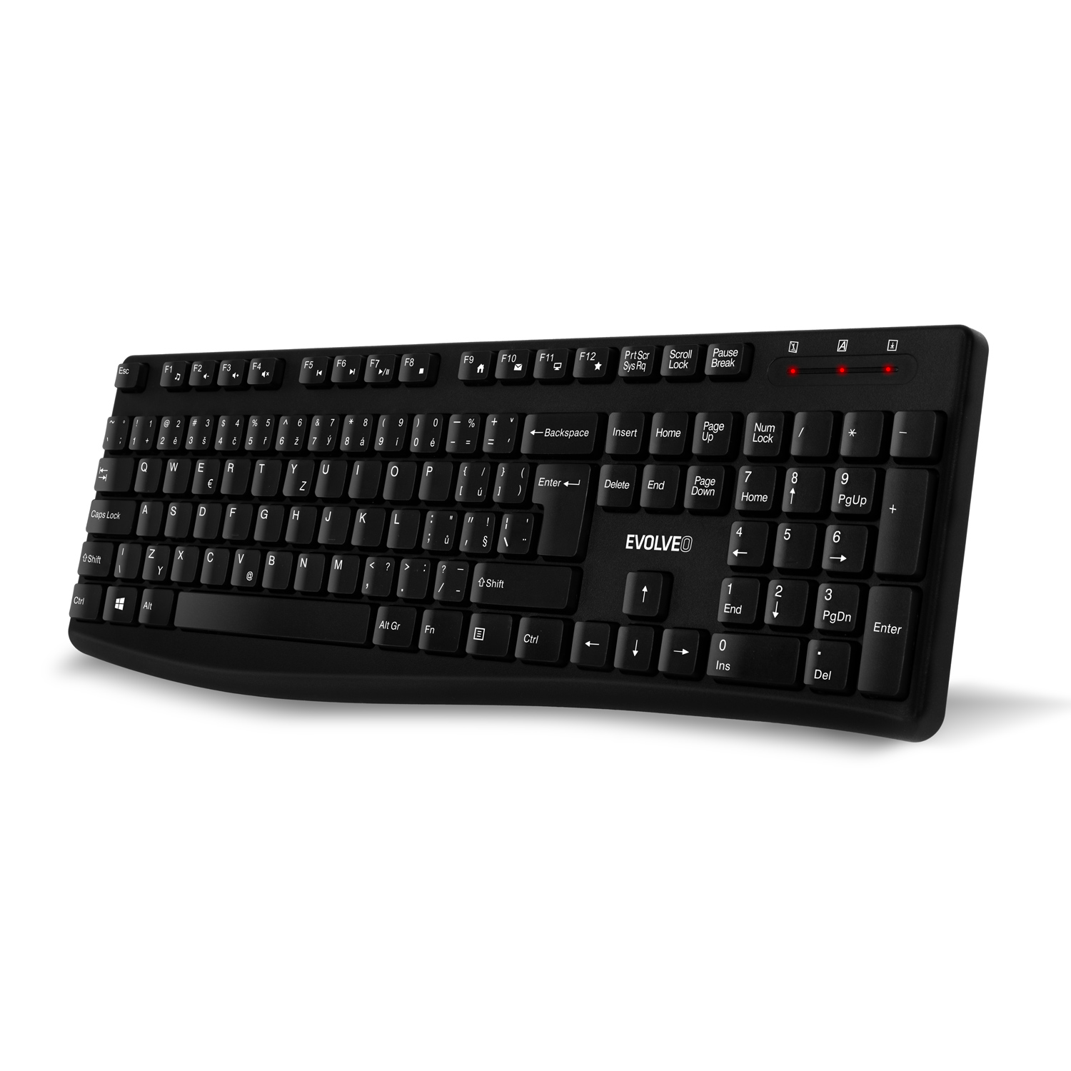 EVOLVEO K1050, tichý set bezdr. klávesnice a 