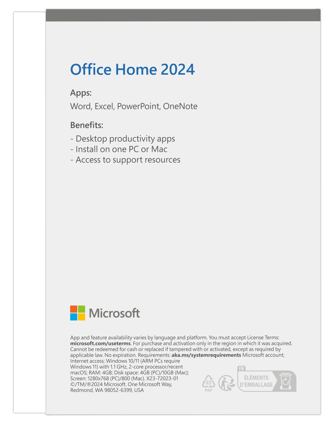 Microsoft Office 2024 pre domácnosti Eng 