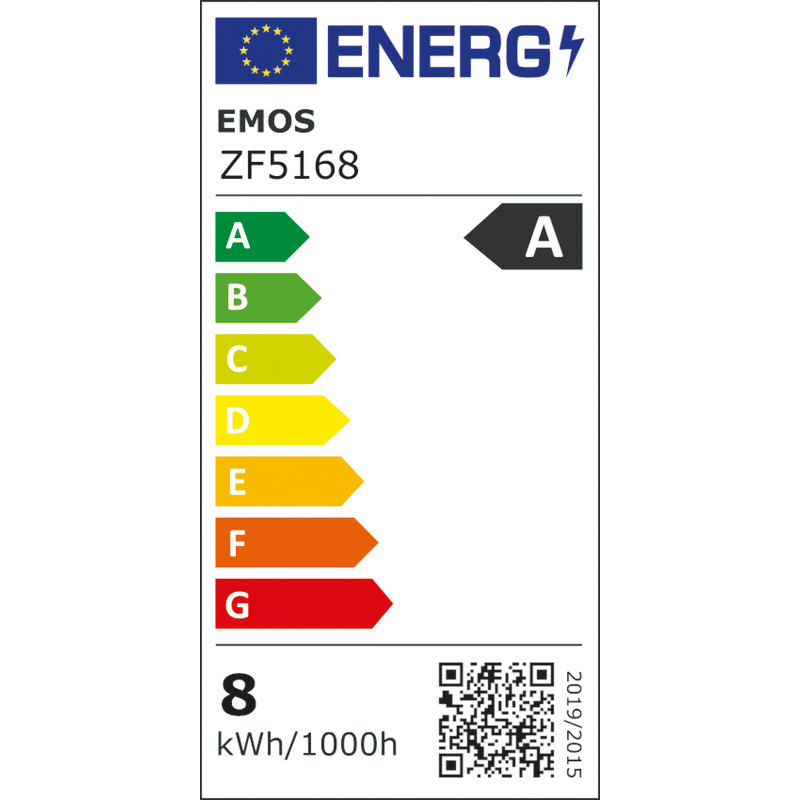 EMOS LED FLM A60 7, 2 W (100 W) 1521lm E27 NW A CLASS 
