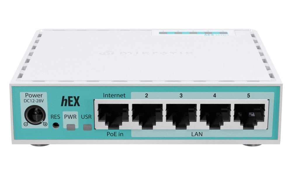 MikroTik E50UG, hEX refresh (2024 version) s RouterOS L4, desktop 