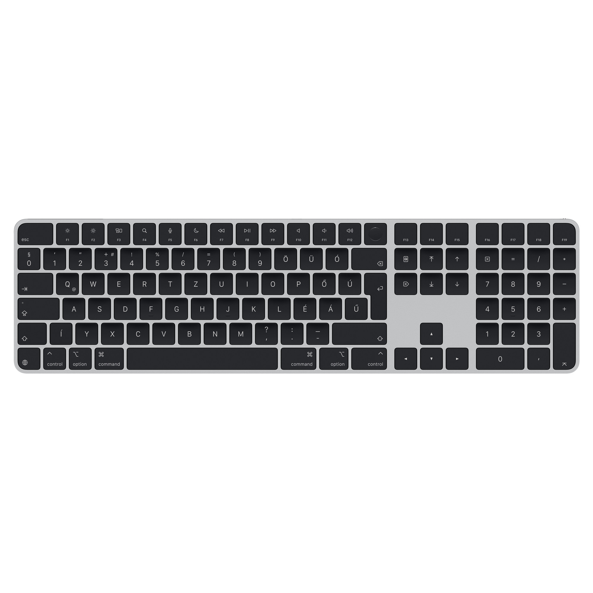 Apple Magic Keyboard Numeric Touch ID/ Bezdrôtová Bluetooth/ HU layout/ Čierna