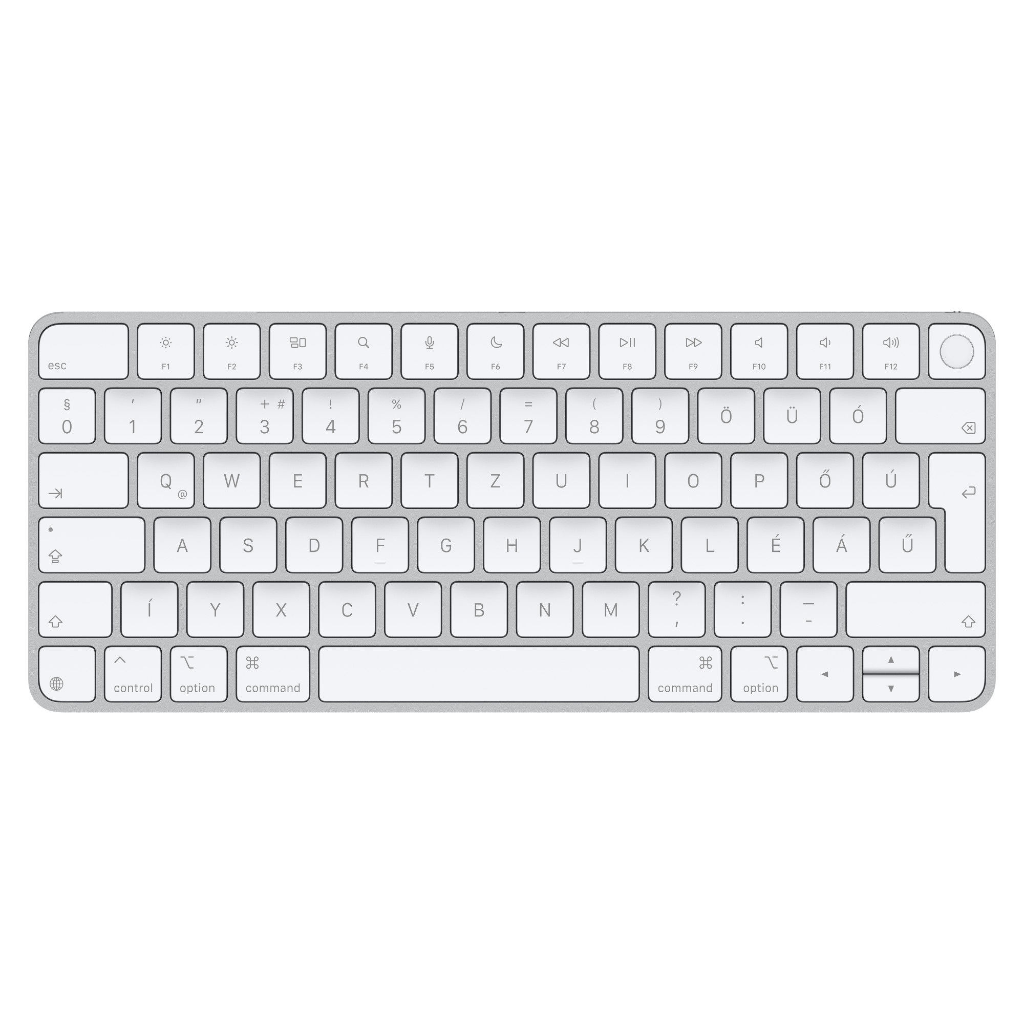 Apple Magic Keyboard Touch ID/ Bezdrôtová Bluetooth/ HU layout/ Biela