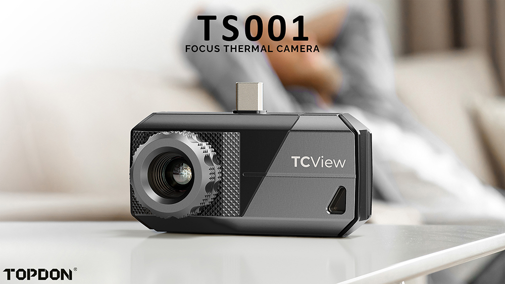 TOPDON termálna infra kamera TS001/ 256x192/ Windows/ Android/ zorné pole 13°x10°/ USB-C/  