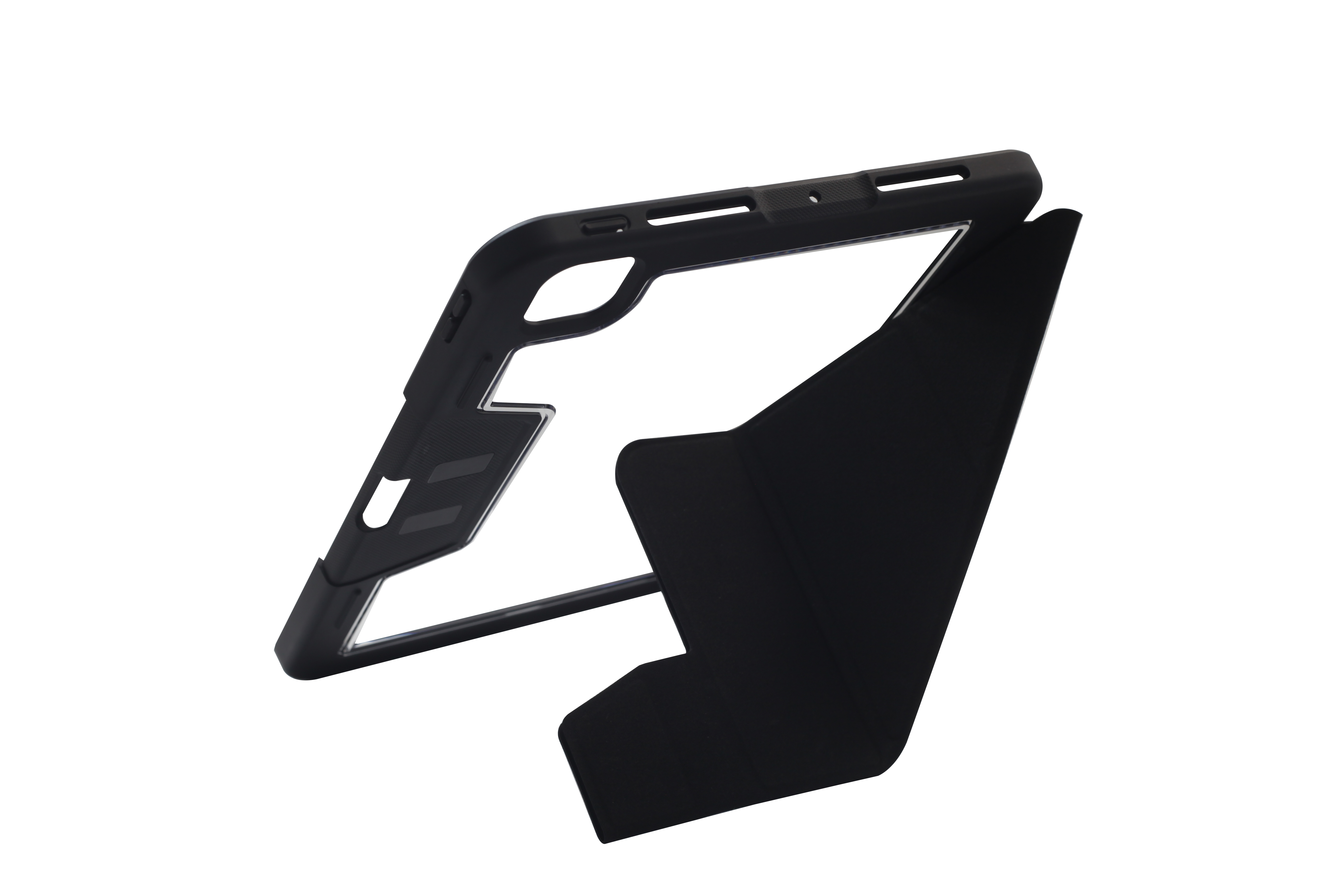 ER POWER kryt Rugged Flip pre Apple iPad Air 13 (2025/ 2024) čierny 